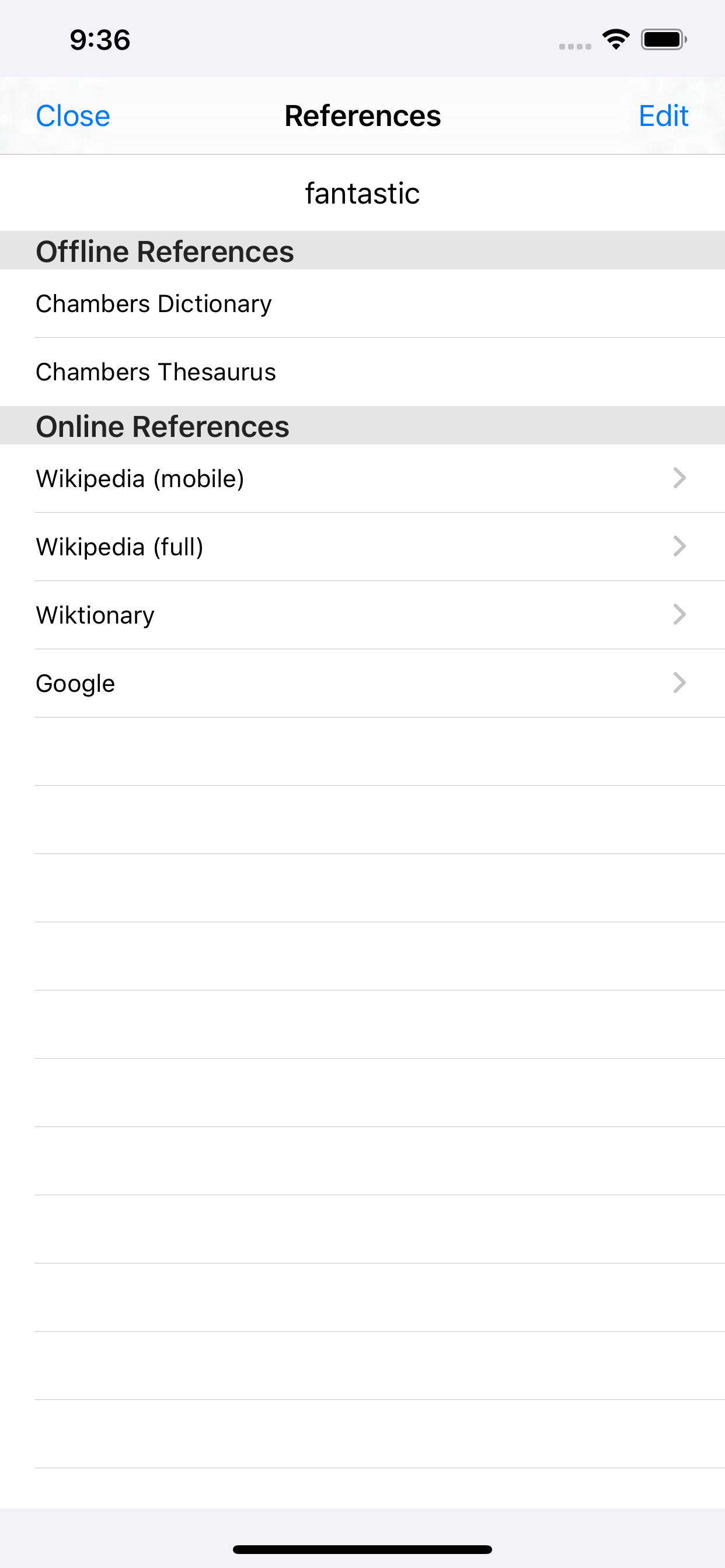 WordWeb Audio Dictionary