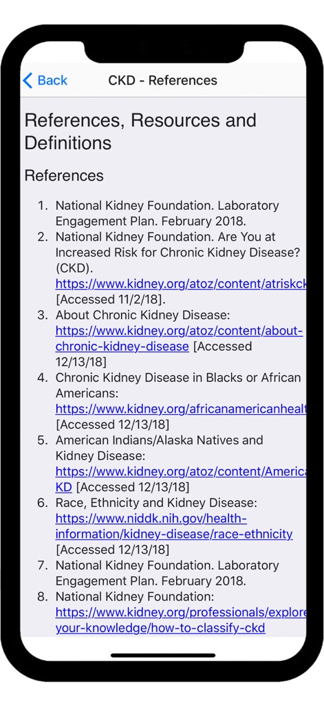CKD - Screening - Medical App | MWM
