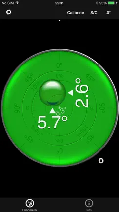 Bubble level and Clinometer iPhone image 2