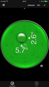 Bubble level and Clinometer screenshot