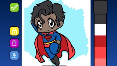 Screenshot #3 pour Colouring Superheroes