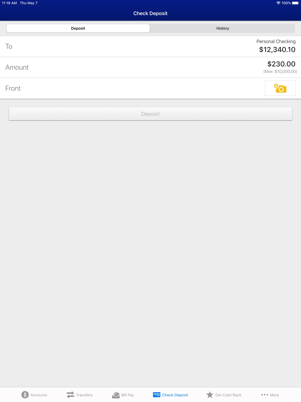 iPad screenshot