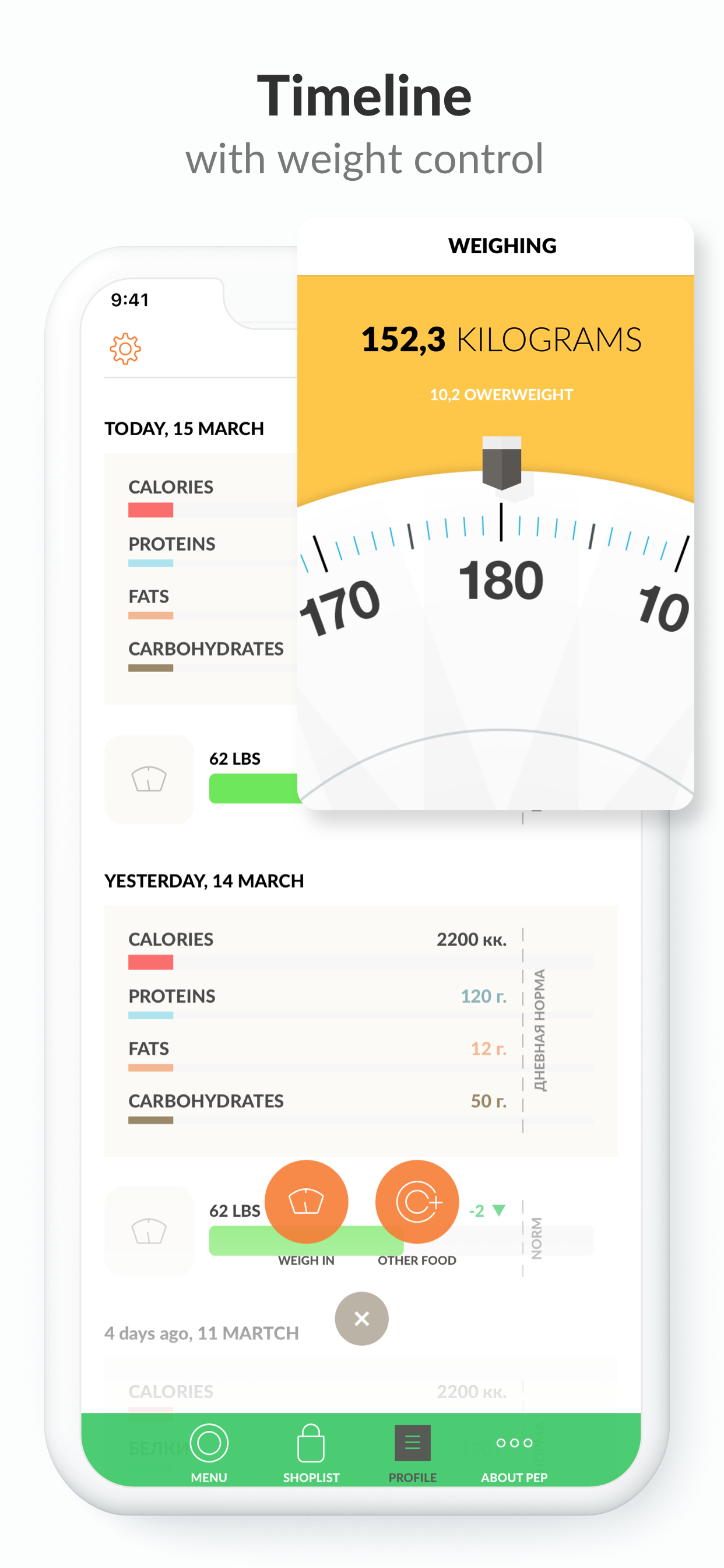 PEP: Healthy menu of the day