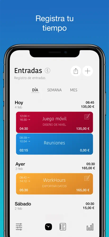 WorkHours Rastreador de tiempo