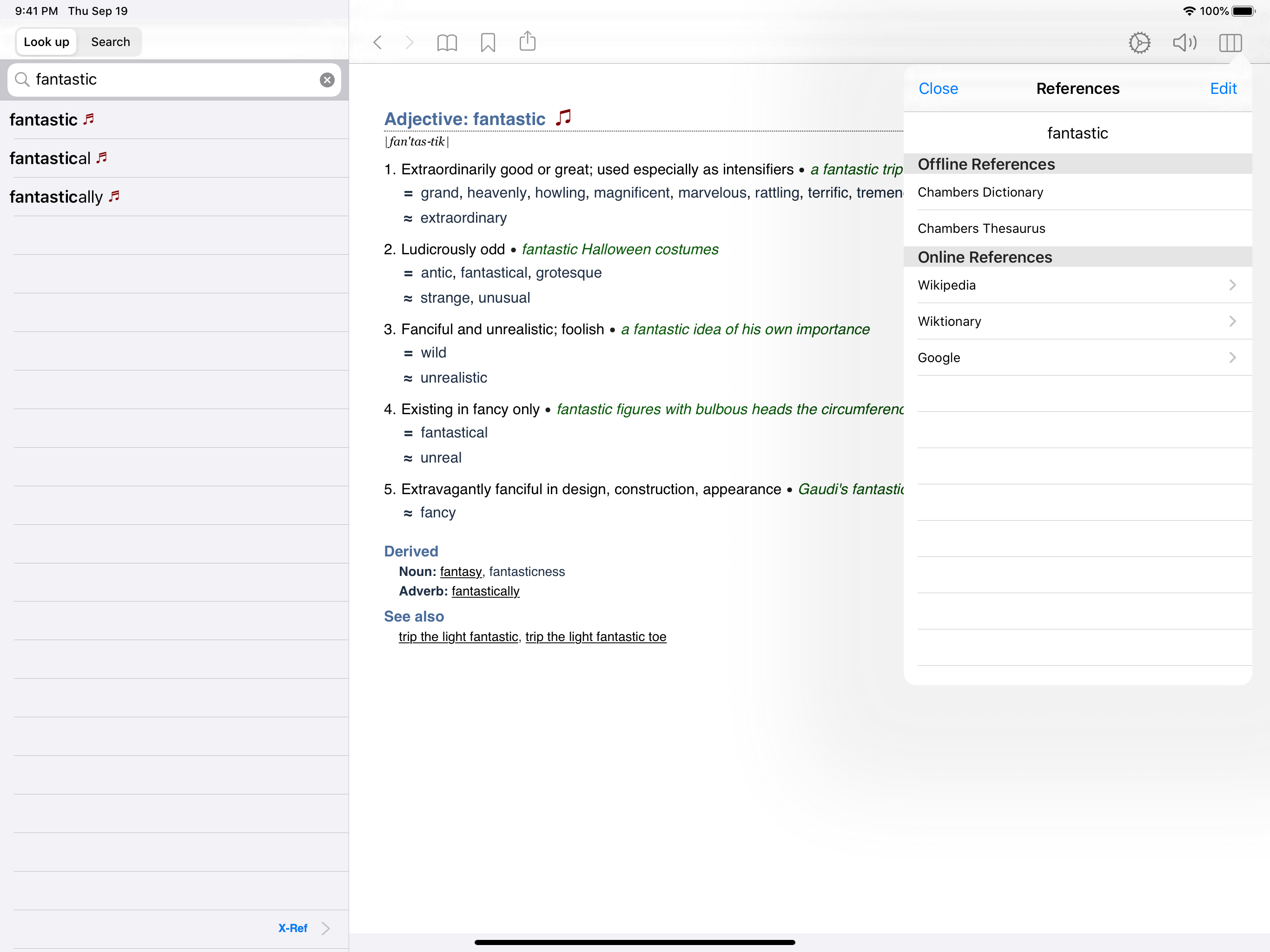 WordWeb Audio Dictionary