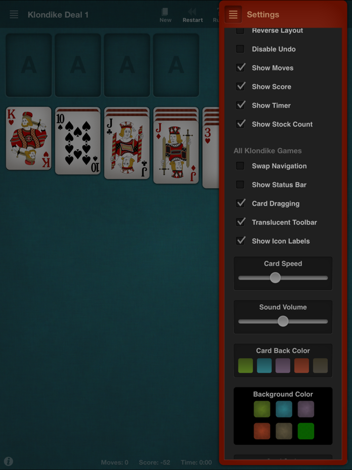 #5. Solitaire Pro – 160 Card Games (iOS) By: Solebon LLC