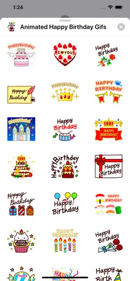 Game screenshot Animated Happy Birthday Gifs mod apk