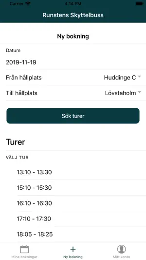 Skyttelbuss screenshot 3