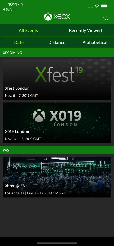 Xbox Events