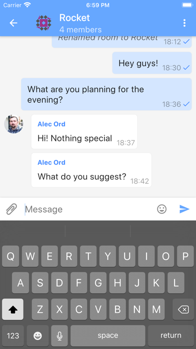 Parrot IM screenshot