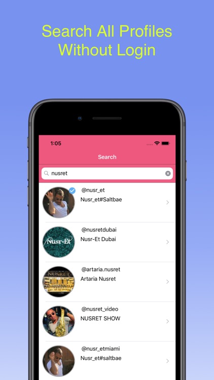 Insta Profily - Photo Zoom In