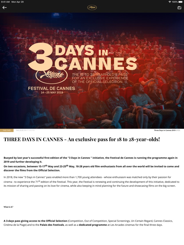 Festival De Cannes Official On The App Store