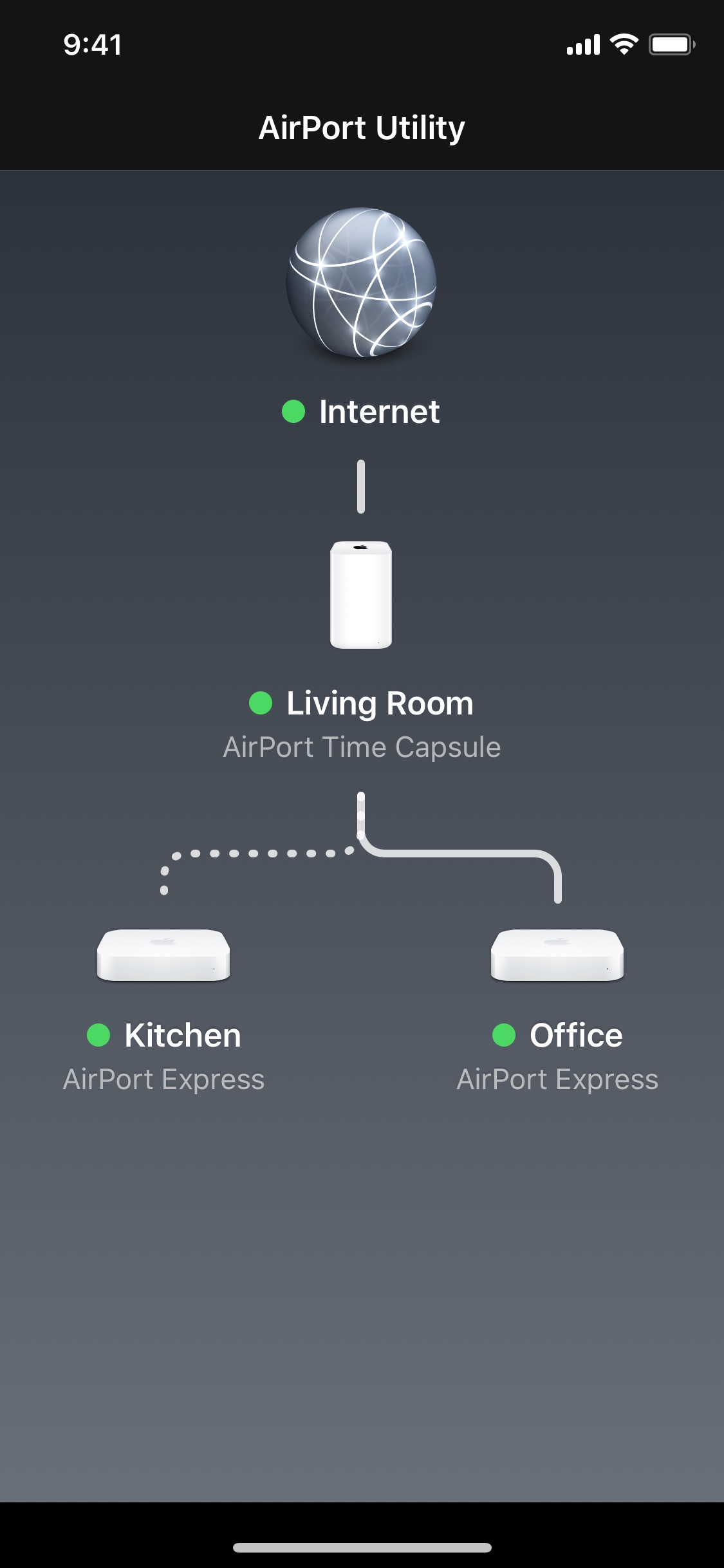 AirPort Utility 스크린샷 1