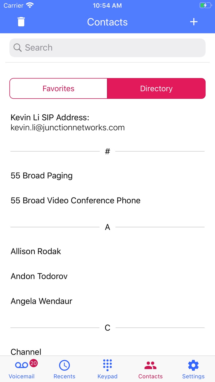 iPhone screenshot