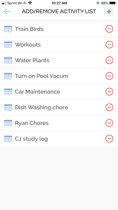 ACTIVITY LIST TRACKER screenshot 4