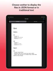 json viewer - json file reader iPad Captures Décran 2