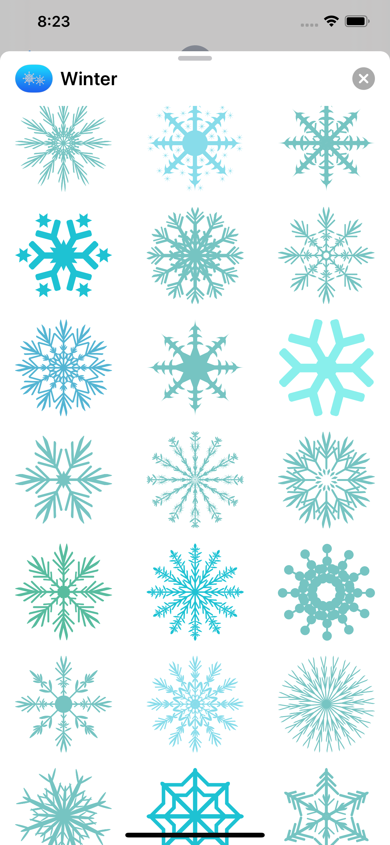 Winter Stickers Pack screenshot 3