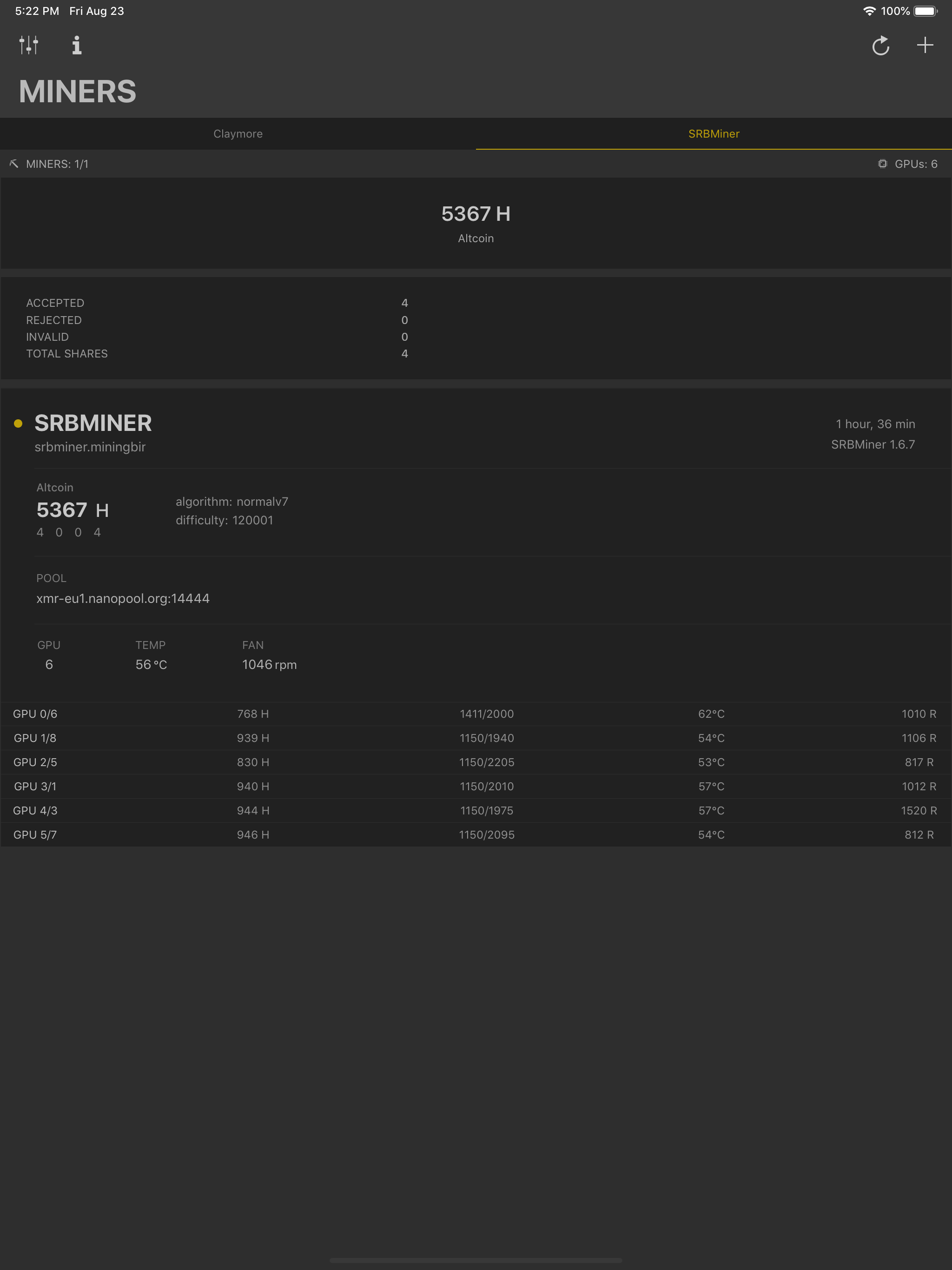 Claymore Remote Monitor screenshot 13