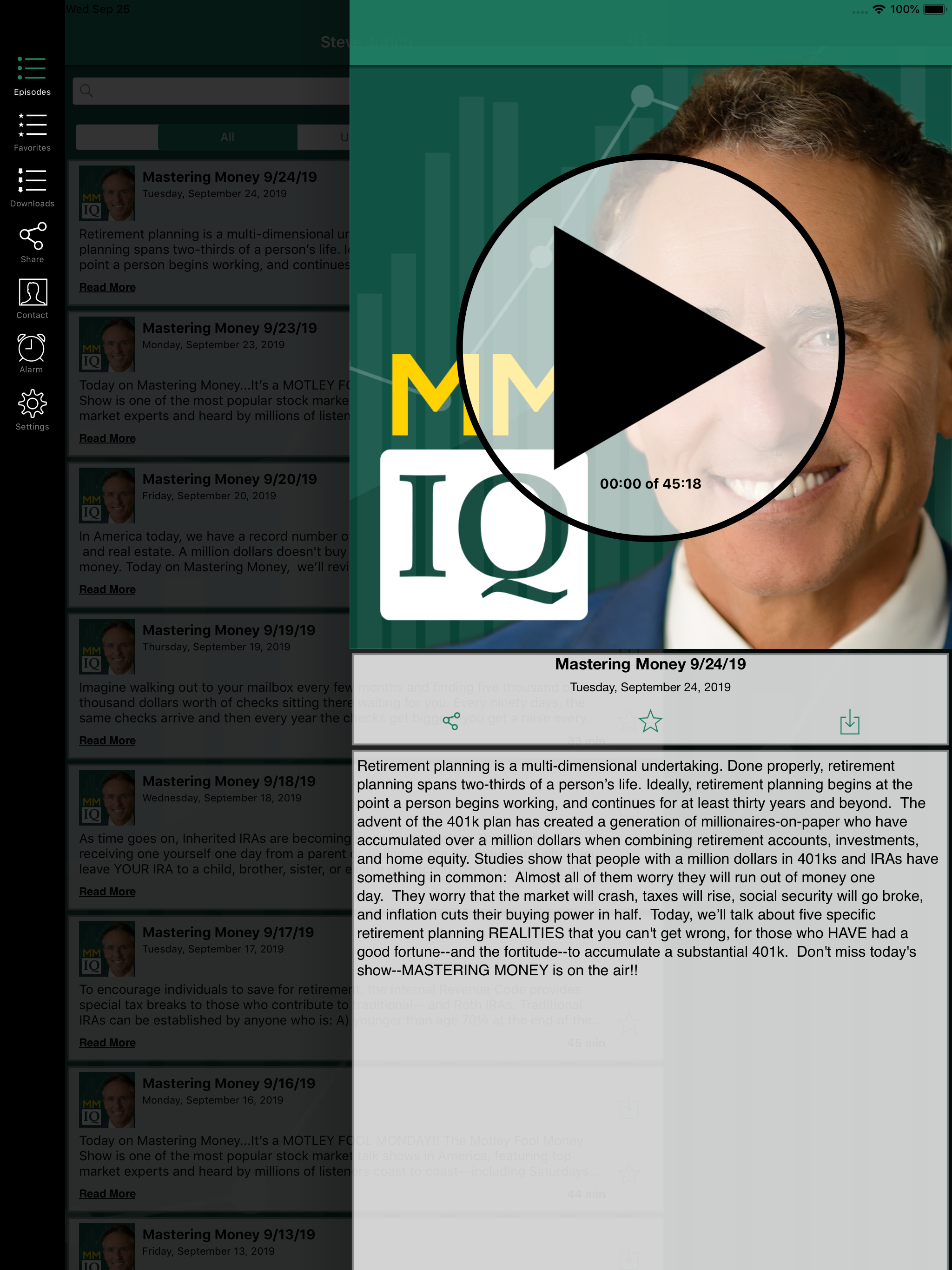 Mastering Money w/Steve Jurich screenshot 7