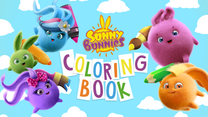 Sunny Bunnies Coloring Bookのおすすめ画像1