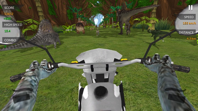 Moto Raptor: Jurassic Dinosaur screenshot-4