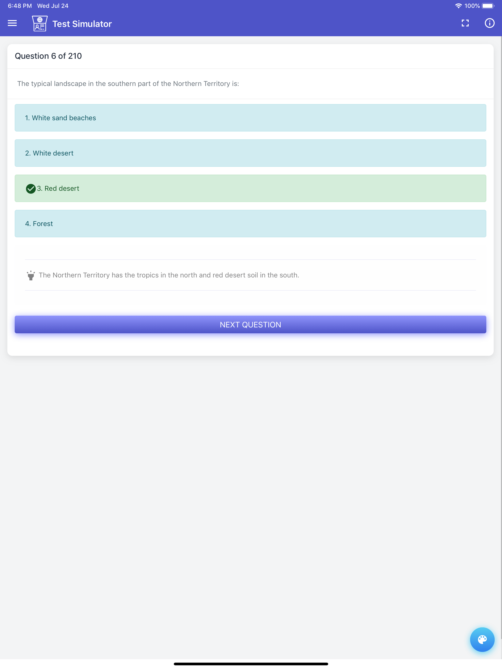Australian Citizenship Tests screenshot 16