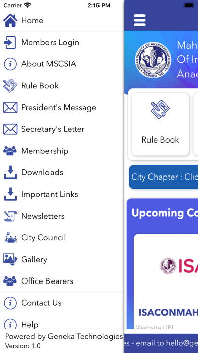 MSCISA Screenshot