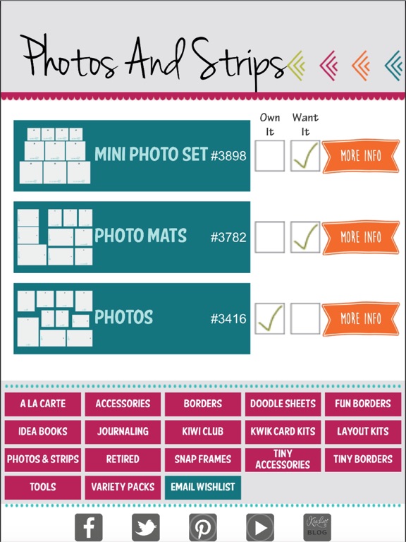 Kiwi Lane Checklist iPad screenshot 1 - Shopping app