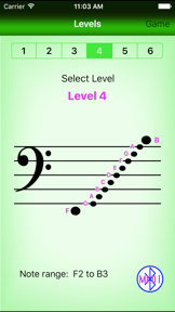 Speedy Note: Bass Clef screenshot