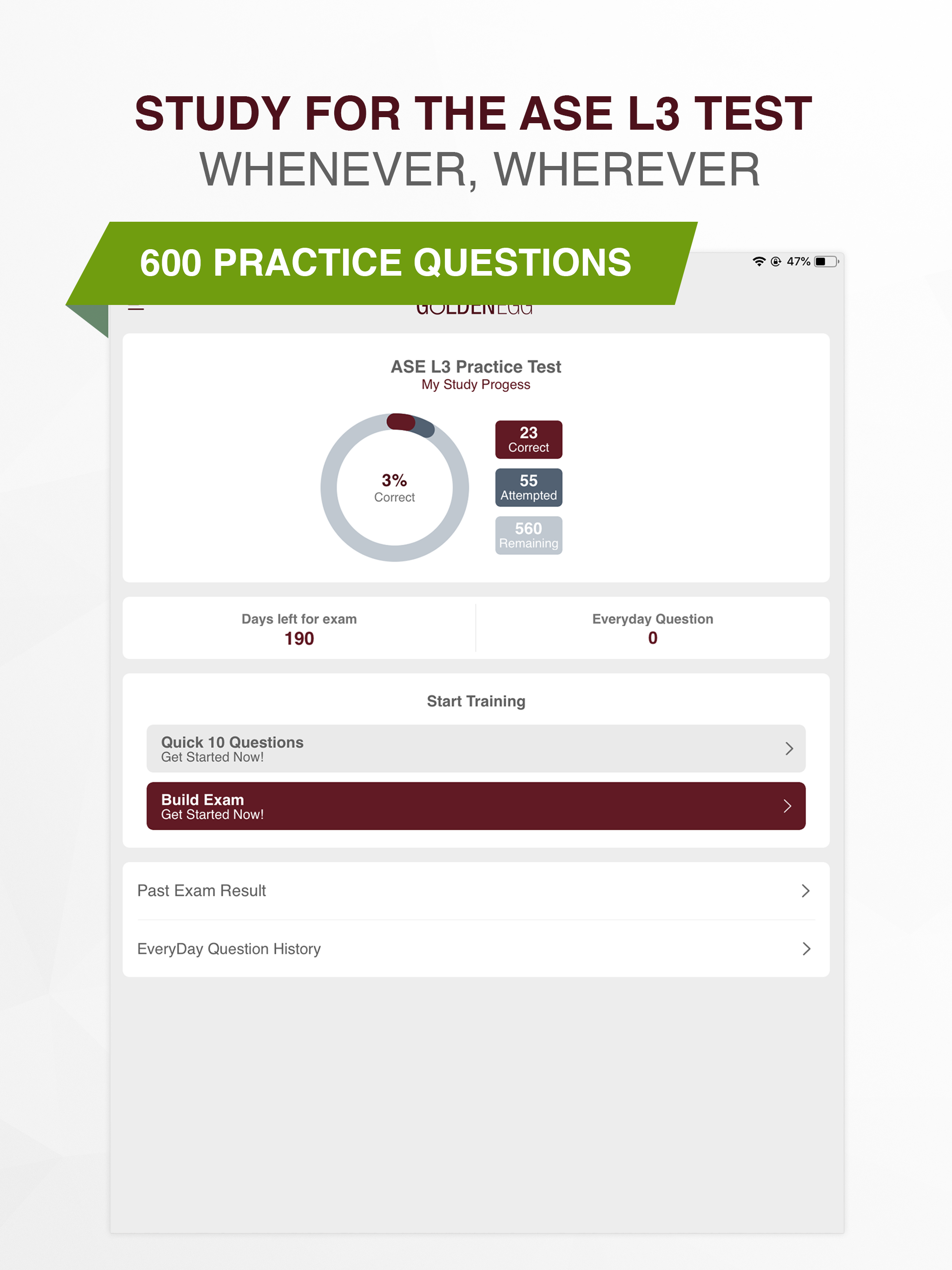 ASE L3 Practice Test Prep