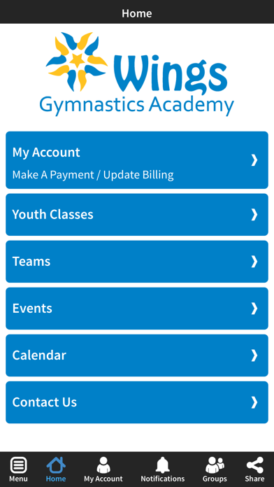Wings Gymnastics Academy screenshot 2
