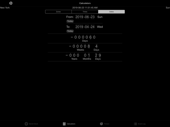 Ops Clock iPad screenshot 5 - Utilities app