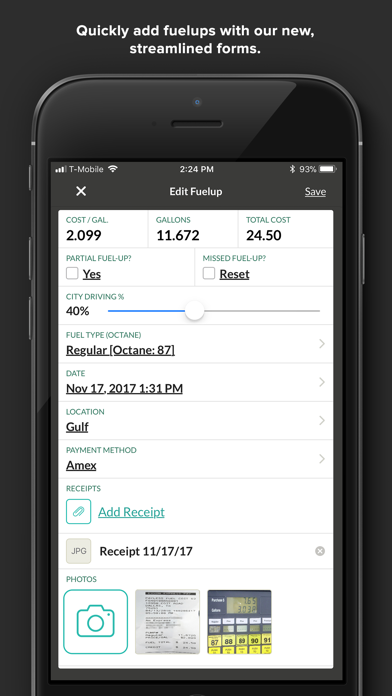 Fuelly: MPG & Service Tracker Screenshot