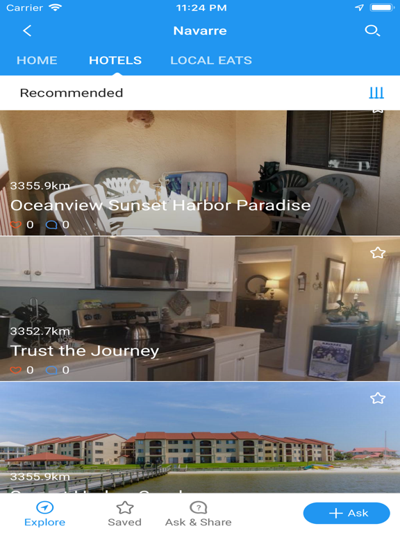 PensacolaBeach.App iPad screenshot 10 - Travel app