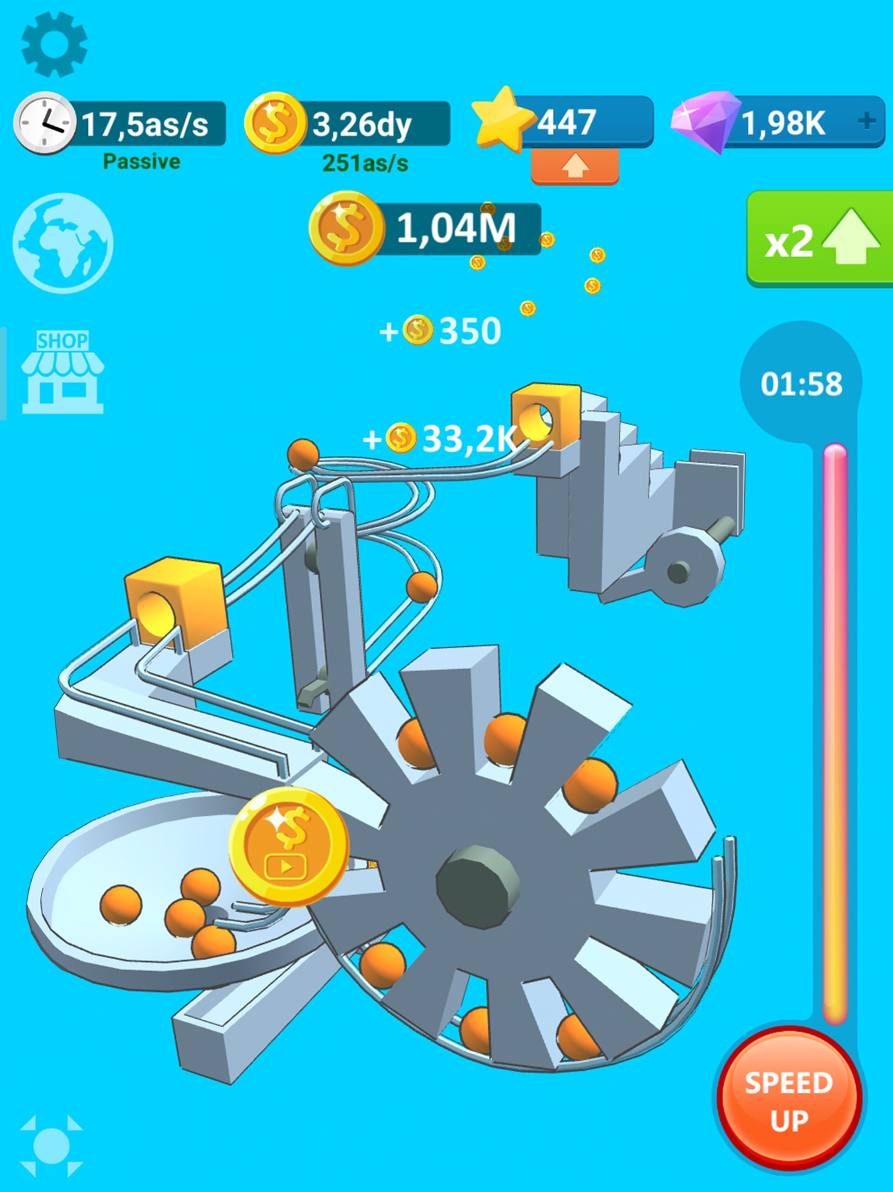 Screenshot 5 of Balls Rollerz Idle 3D Puzzle
