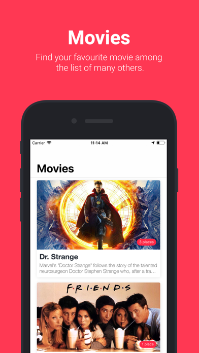 How to cancel & delete Filmwhere: Movie place guide from iphone & ipad 1