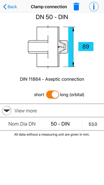 Hygienic Tube App DIN screenshot-7