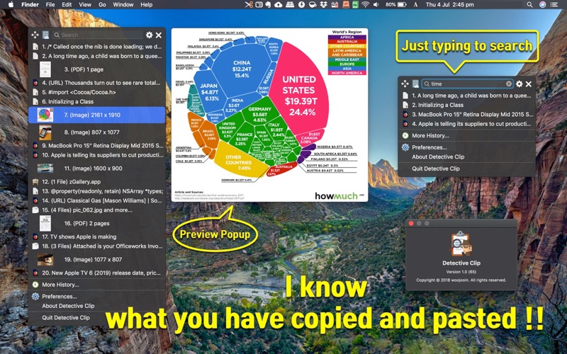 1Clipboard app screenshot