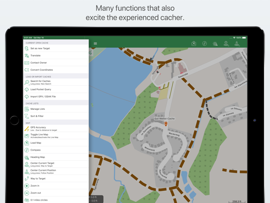 Looking4Cache Lite iPad app afbeelding 6