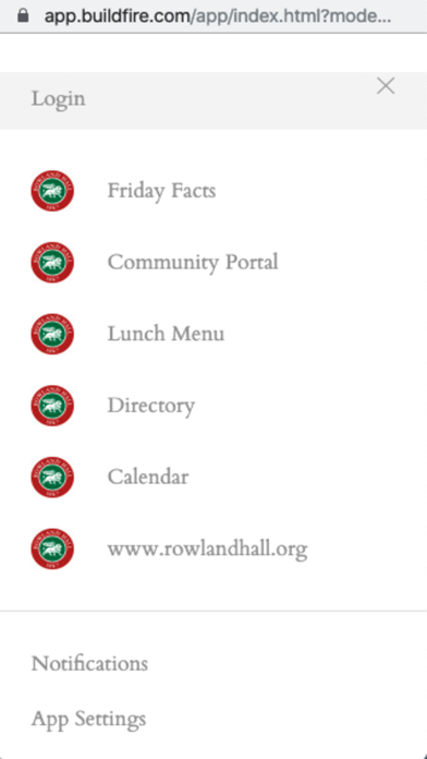 Screenshot #2 pour Rowland Hall App