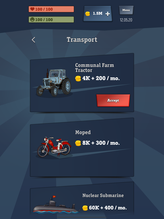 From Zero to Hero: Communist iPad screenshot 8 - Games app