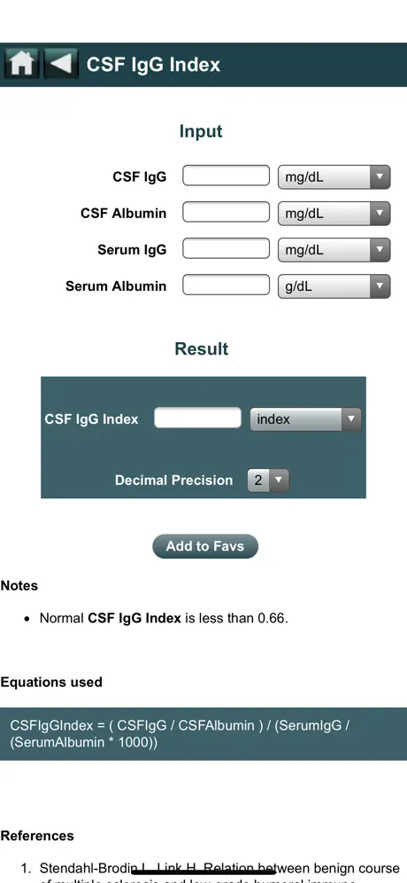 EBMcalc Neurology