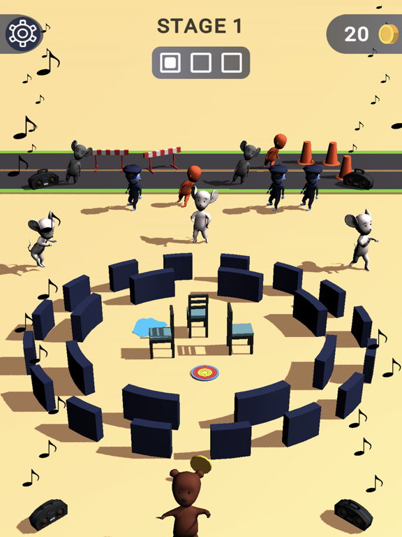 Screenshot #4 pour Musical chairs: dji dance game