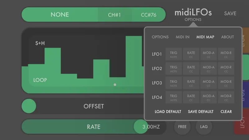 midiLFOs - midi modulator screenshot 3 of 4