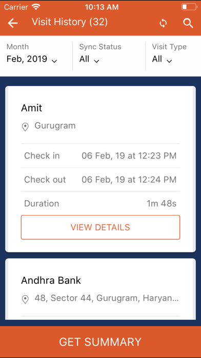 App screenshot