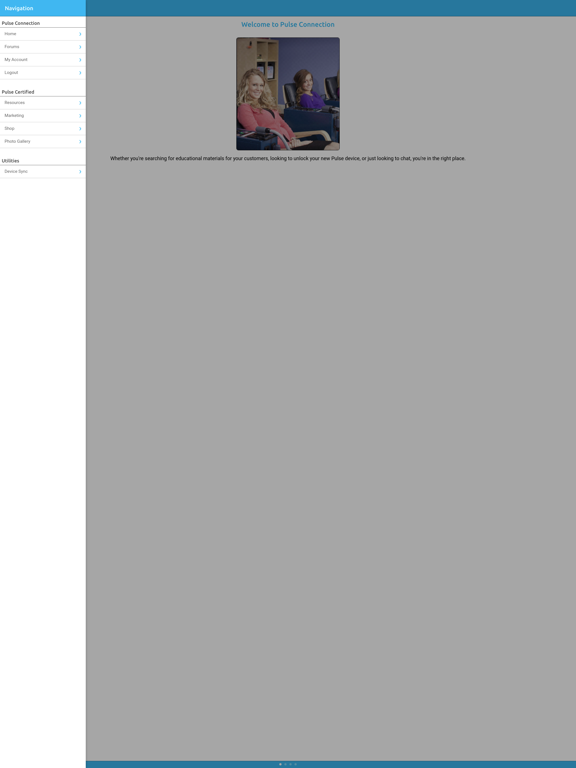 Pulse Connection iPad screenshot 3 - Utilities app