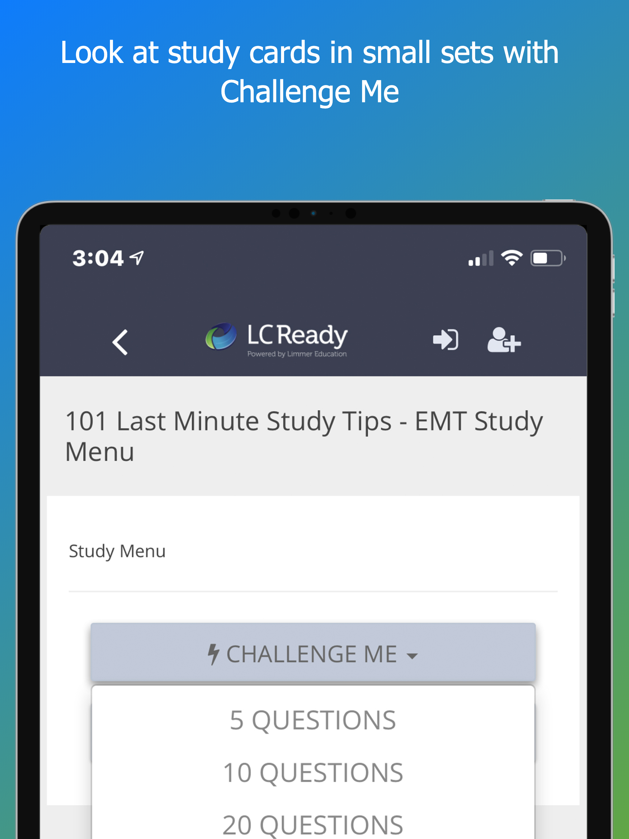101 Last Minute Study Tips EMT
