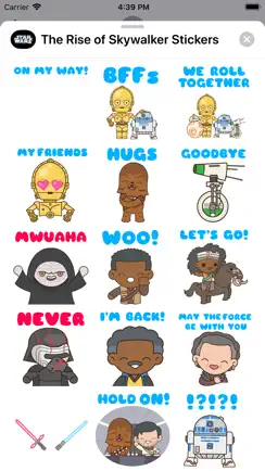 The Rise of Skywalker Stickers iPhone image 3