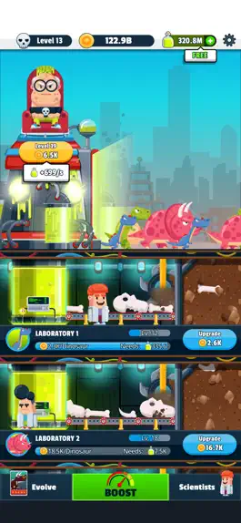 Game screenshot Dino Chaos Idle apk