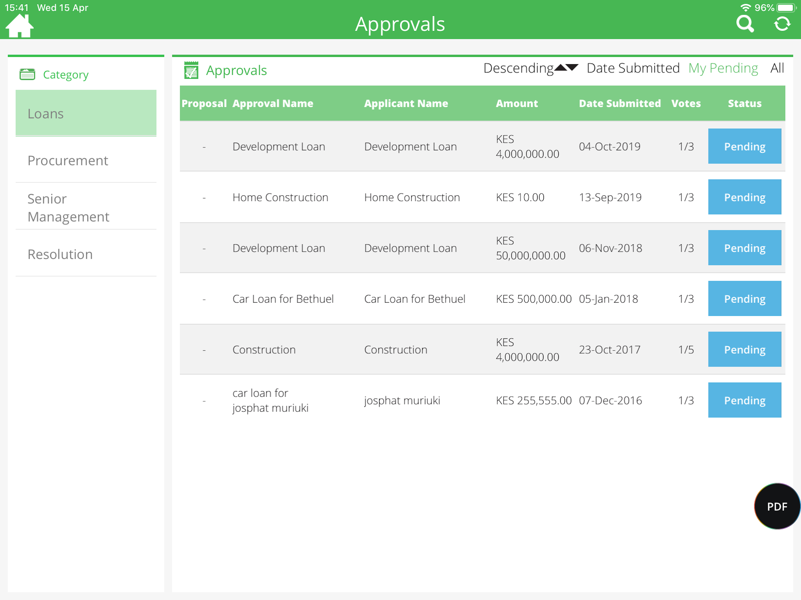 eHorizon eBoard screenshot 4